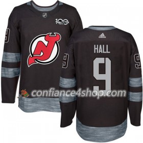 Adidas Maillot de Hockey New Jersey Devils Taylor Hall 9 1917-2017 100th Anniversary Noir Authentic - Homme